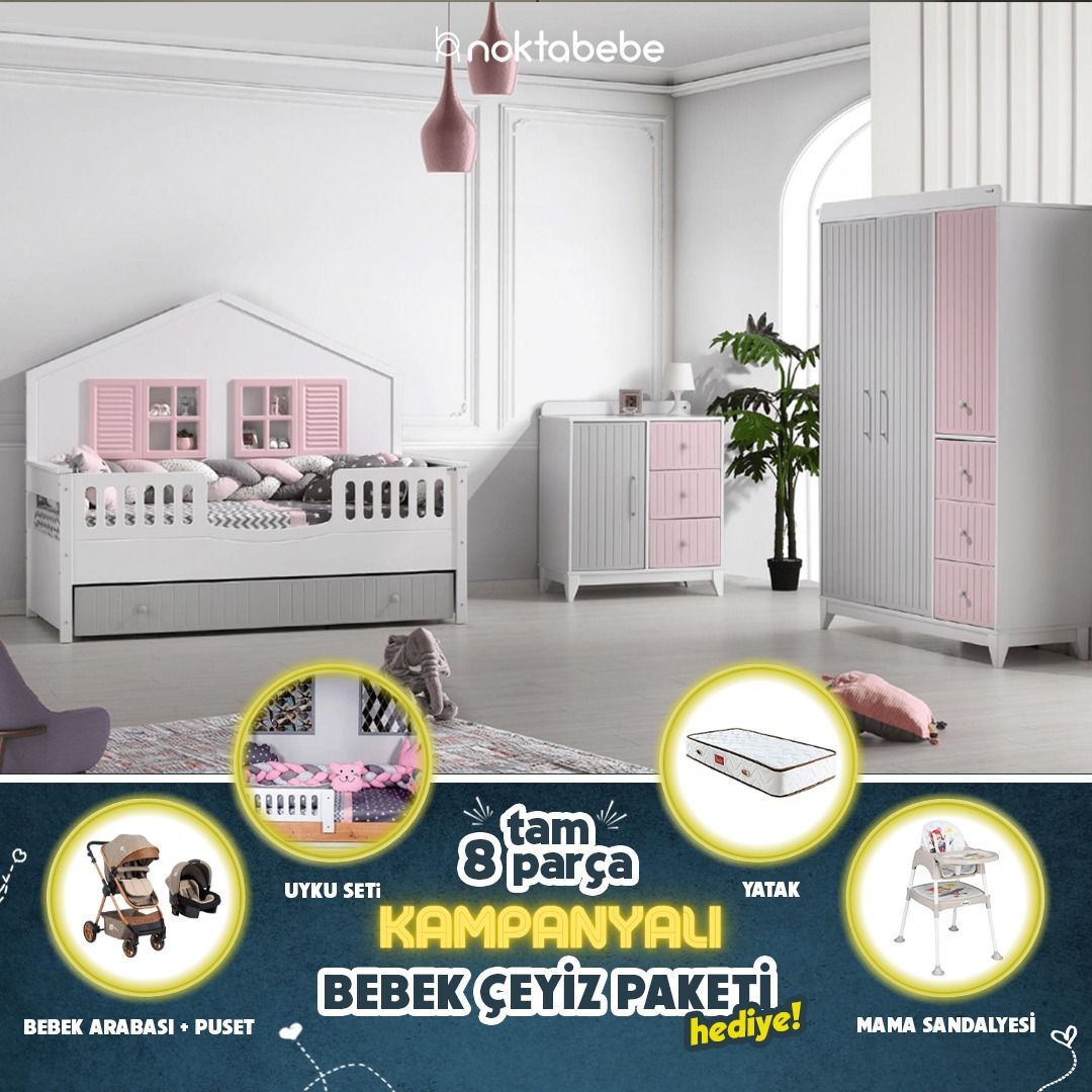 Sofia mia montessori çocuk odası set