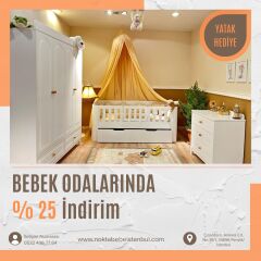 Enjoy Olia Beyaz 4 Kp Çocuk Odası Takımı