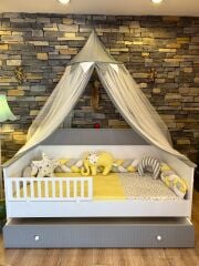 Enjoy Gri Montessori Karyola