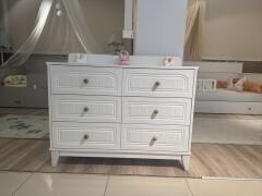 ENJOY 6 ÇEKMECELİ ŞİFONYER BEYAZ/BEYAZ