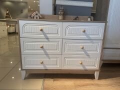 ENJOY 6 ÇEKMECELİ ŞİFONYER MEŞE/BEYAZ