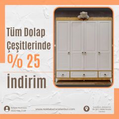 Esla 4 kapılı dolap