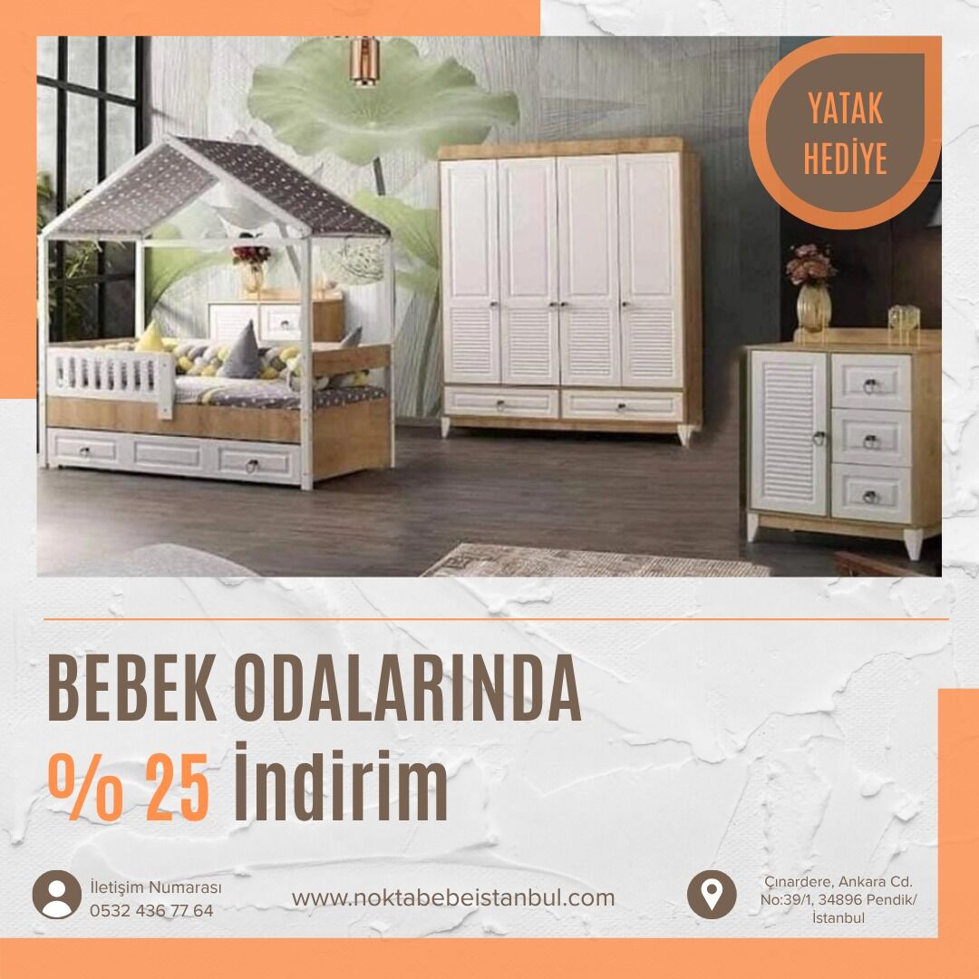 Esla 4 kapılı montessori çocuk odası