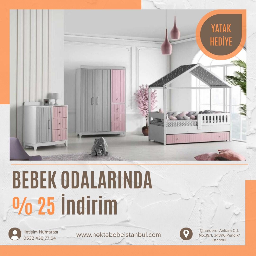 Sofia çatılı montessori çocuk odası