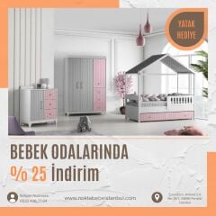 Sofia çatılı montessori çocuk odası