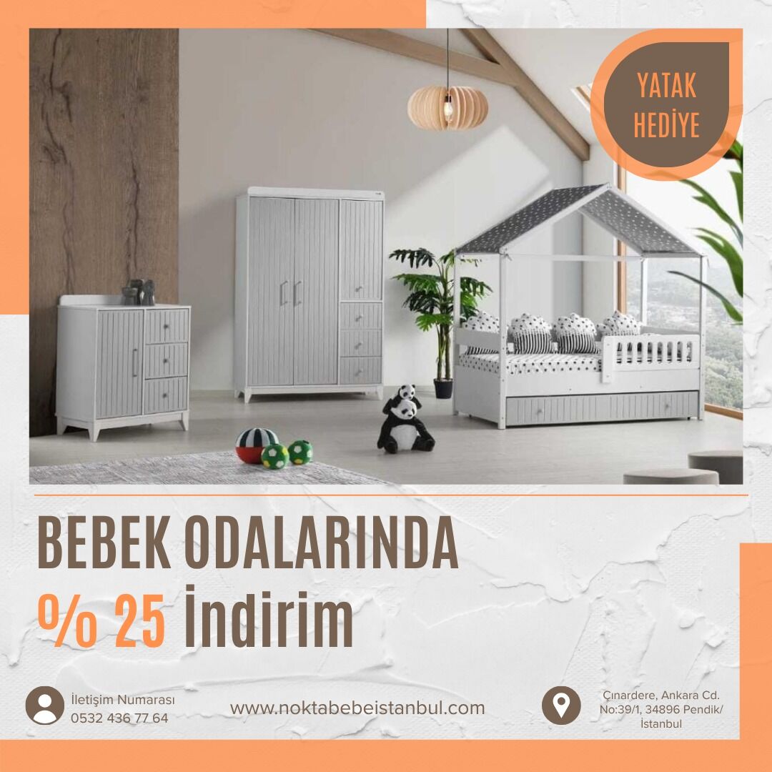 Nirvana çatılı montessori çocuk odası