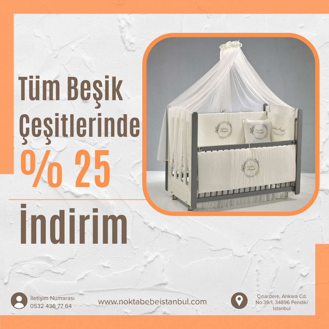 Meltem mia gri 60x120 anne yanı beşik