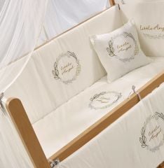 Meltem mia 60x120 ahşap anne yanı beşik