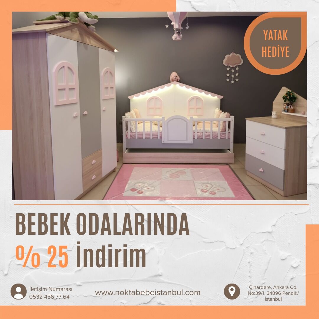 Siena pembe montessori çocuk odası