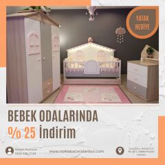 Siena pembe montessori çocuk odası