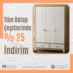 Esla 3 kapılı dolap