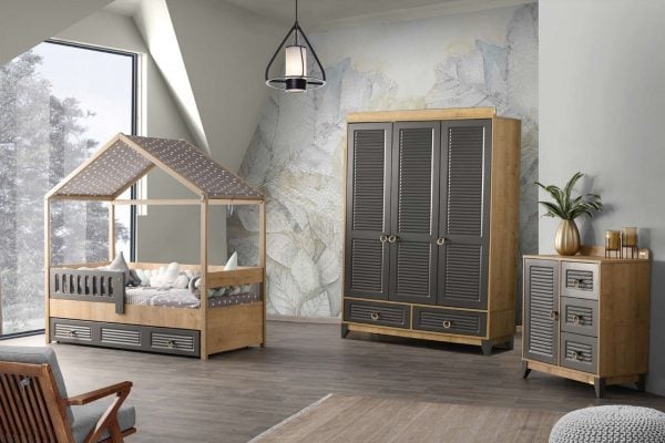 İcon 3 kapılı montessori çocuk odası