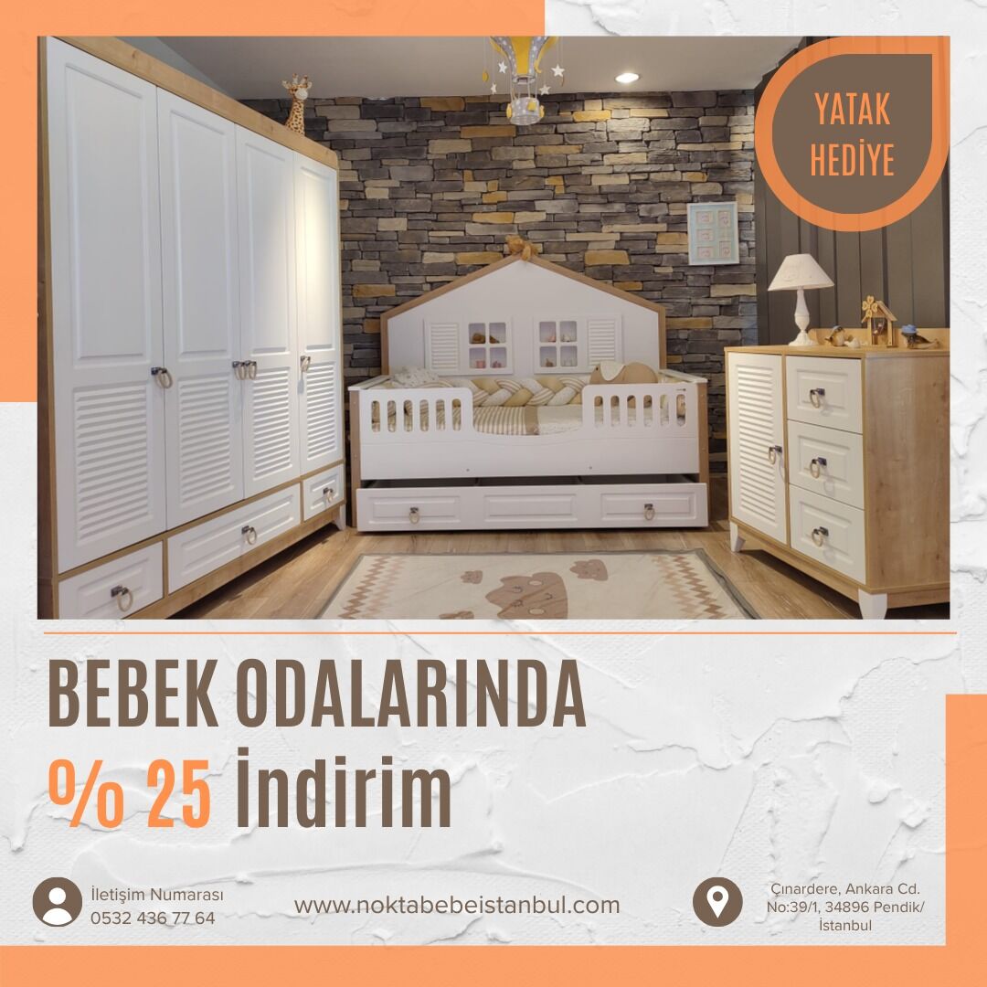 Esla mia 4 kapılı montessori çocuk odası