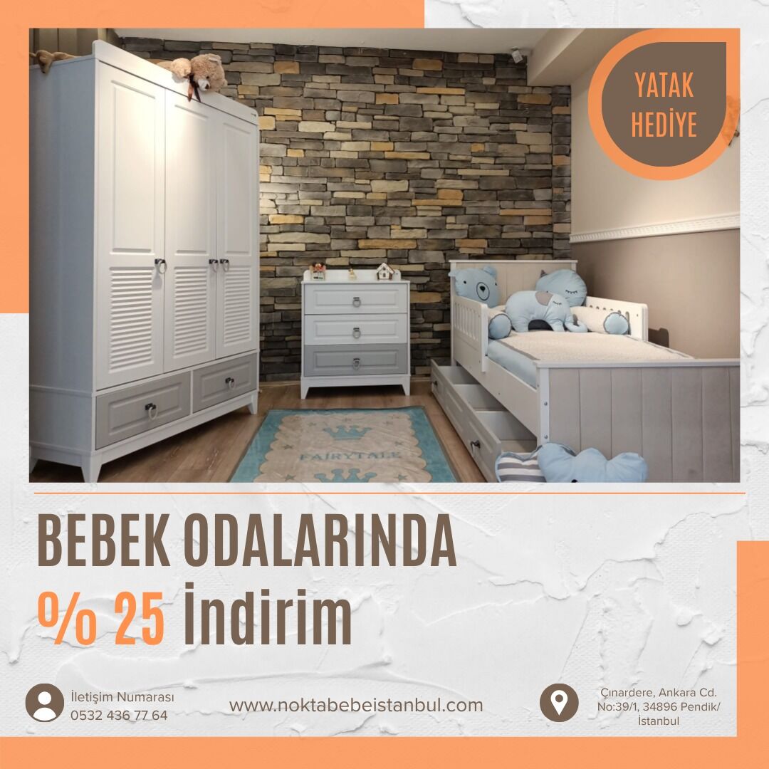 Nova kapitoneli çocuk odası takımı