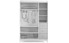 Sofia 3 kapılı dolap