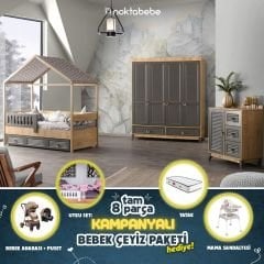 İcon 4 kapılı montessori çocuk odası set