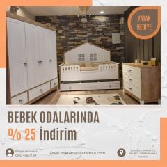 Prestij Mia 4 Kapılı Montessori Oda Takımı