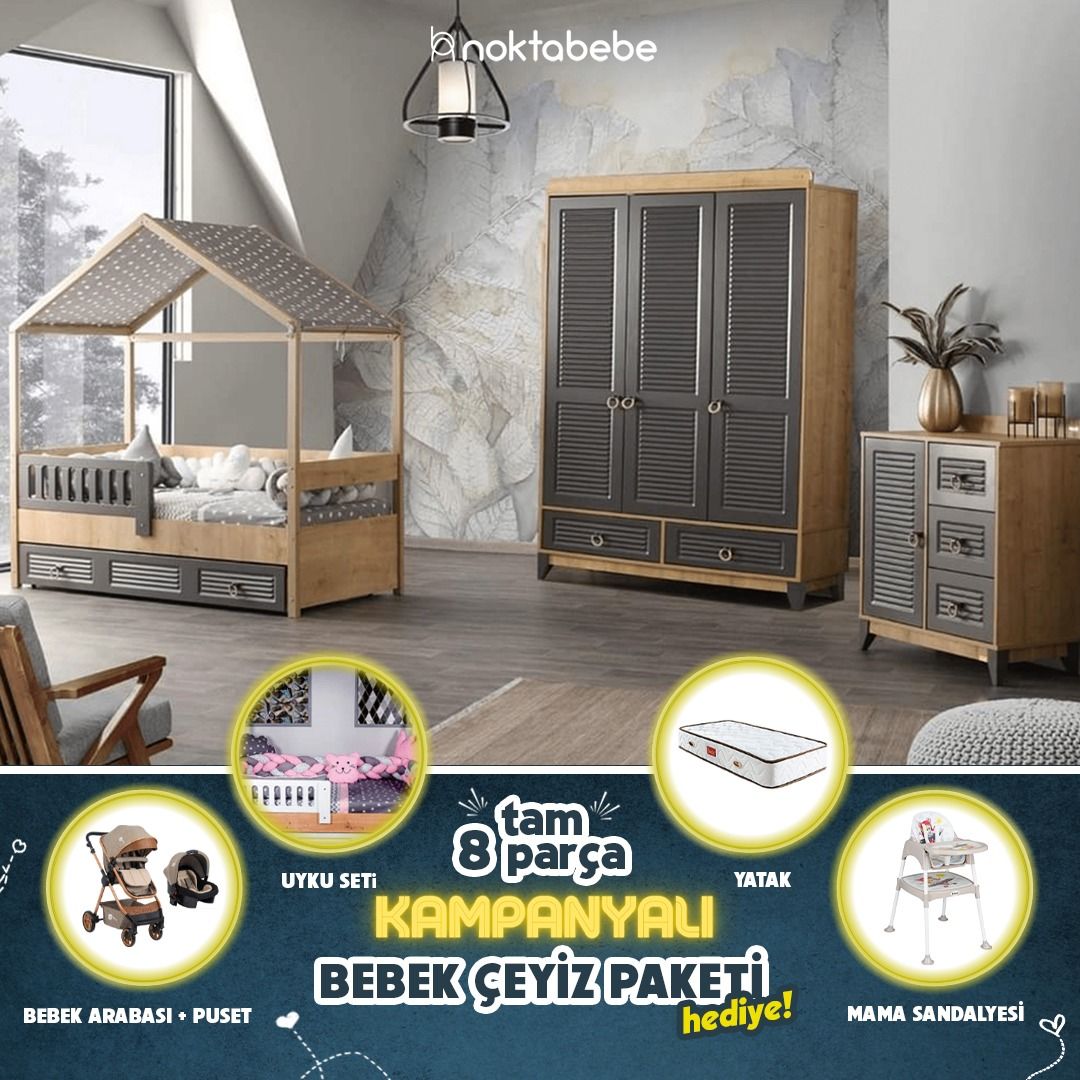 İcon montessori çocuk odası set