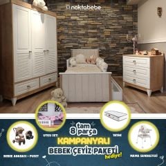 Prestij simi meşe çocuk odası set