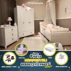 boss simi beyaz çocuk odası set