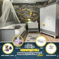 Enjoy Gri Çocuk Odası Set