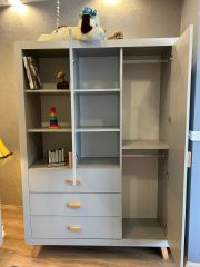 Preto Gri Çocuk Odası Takımı