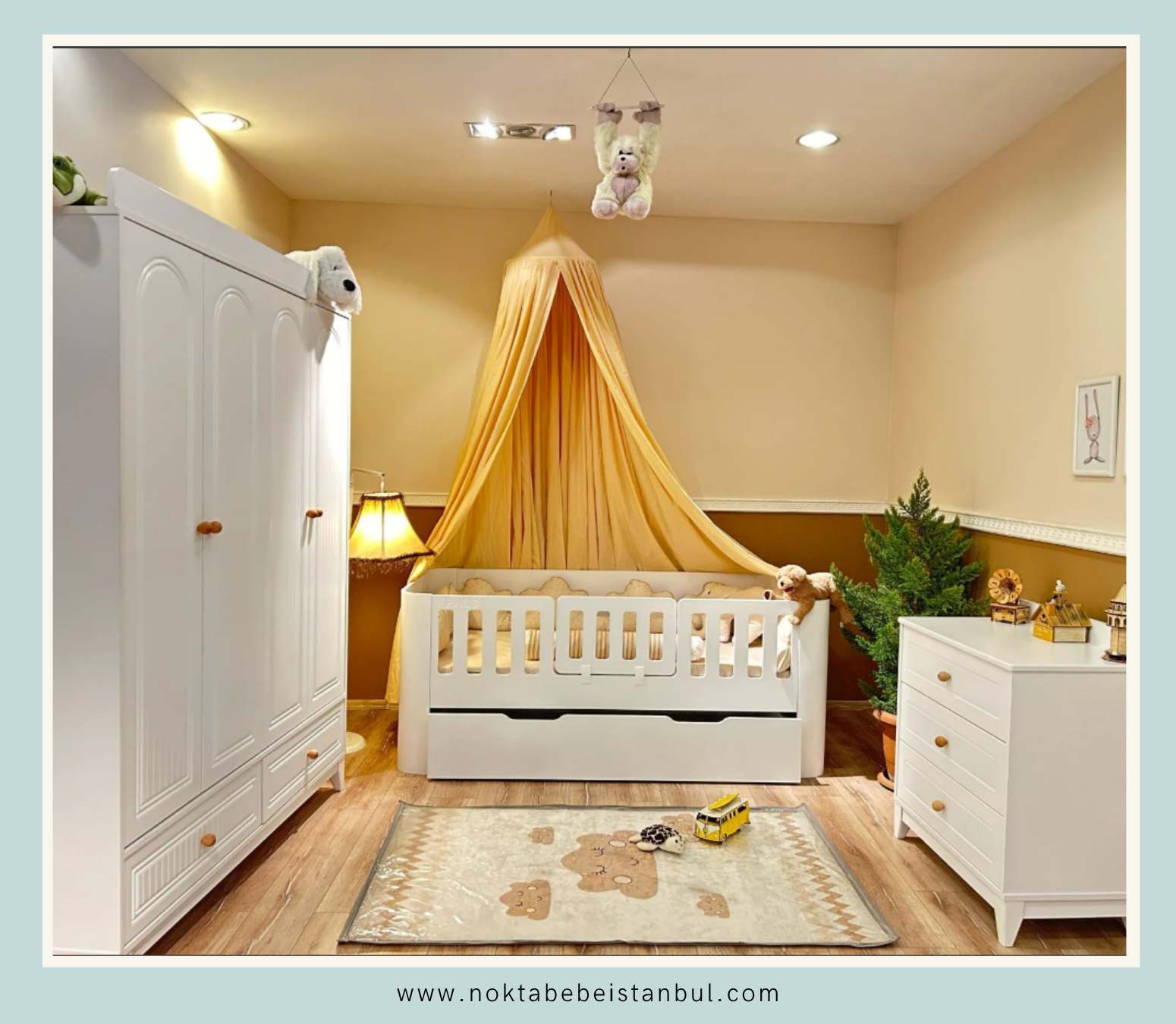 Enjoy Olia Beyaz 4 Kp Çocuk Odası Takımı