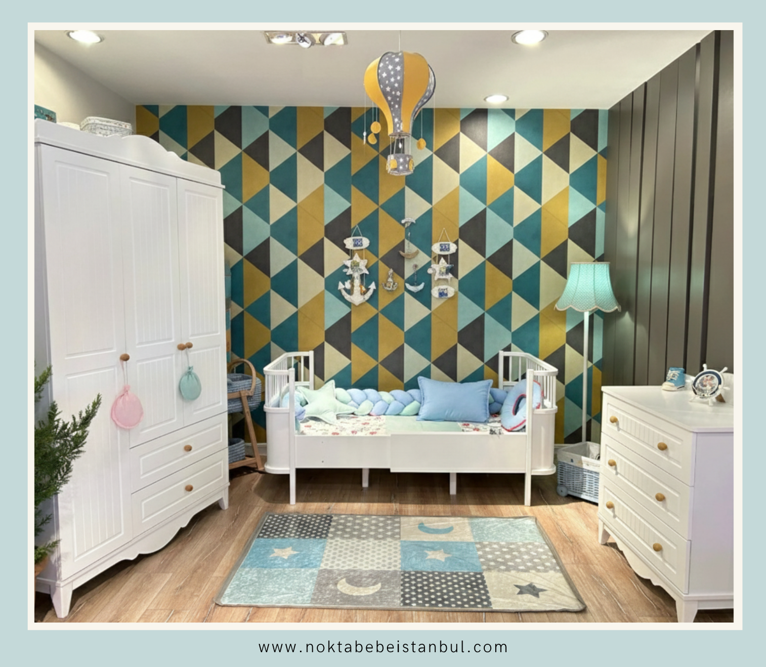 Defne Yıldız MDF Bebek Odası Takımı