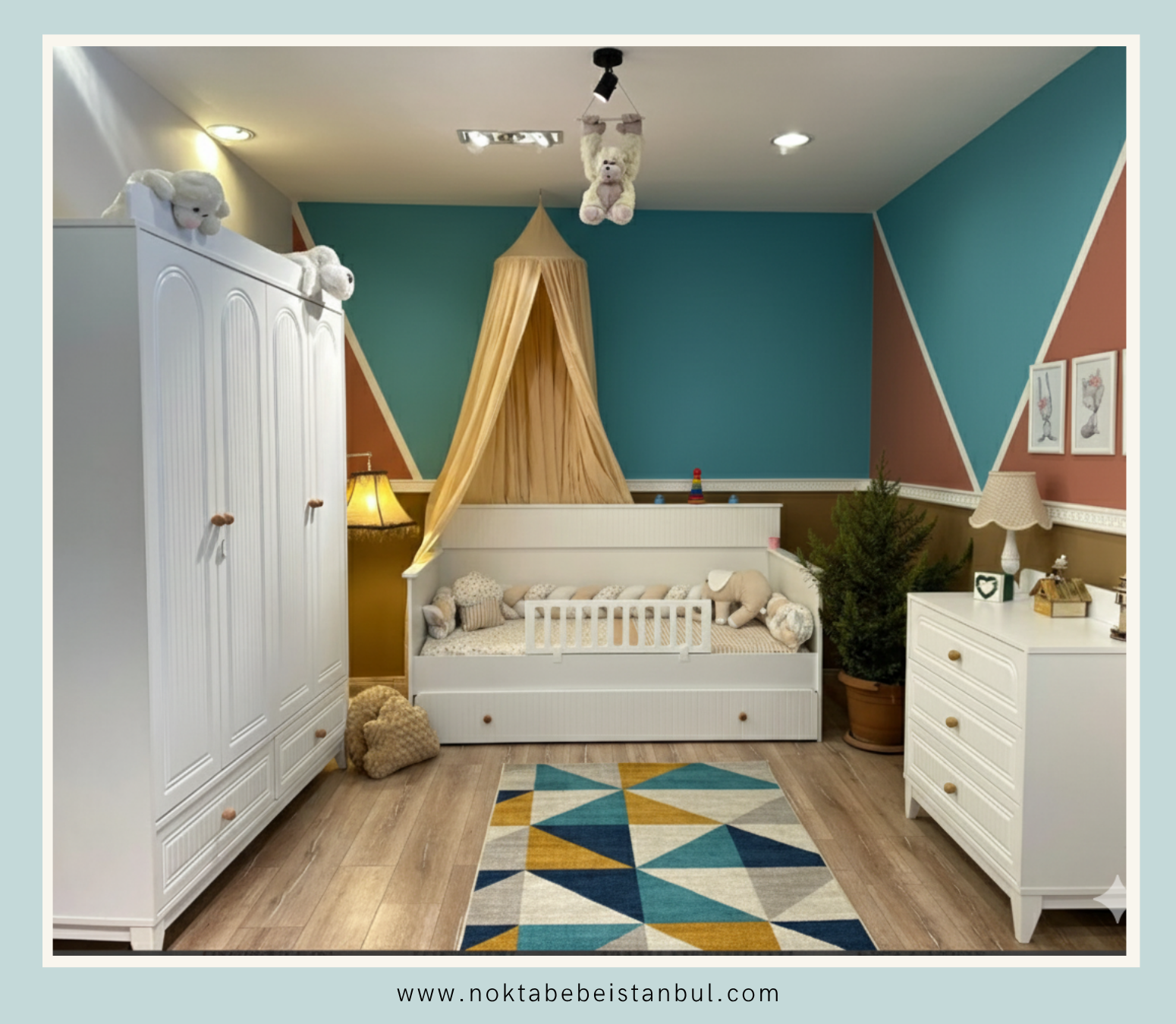 Enjoy Sedir 4 Sedir Çocuk Odası Takımı