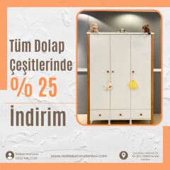 Woody 3 Kapılı Dolap