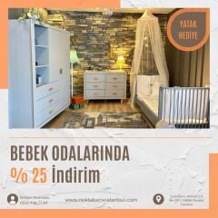 Preto Bambino Gri Çocuk Odası Takımı