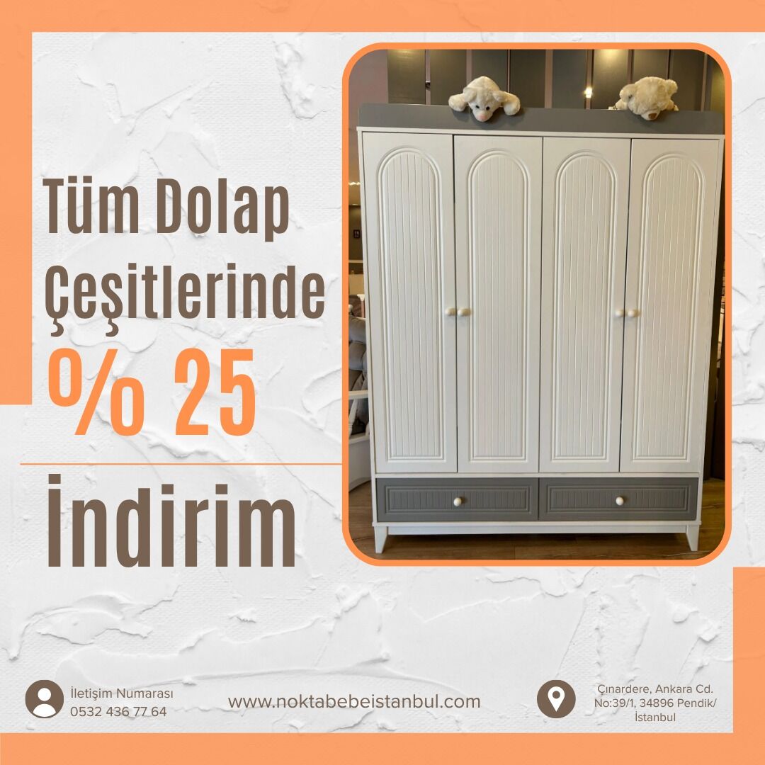 Enjoy 4 Kp Dolap Gri