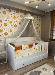 ENJOY SEDİR 90X190 BEYAZ KARYOLA YAVRULU