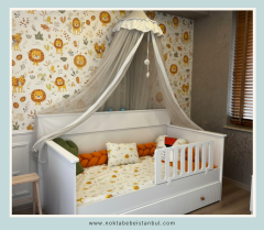 ENJOY SEDİR 90X190 BEYAZ KARYOLA YAVRULU