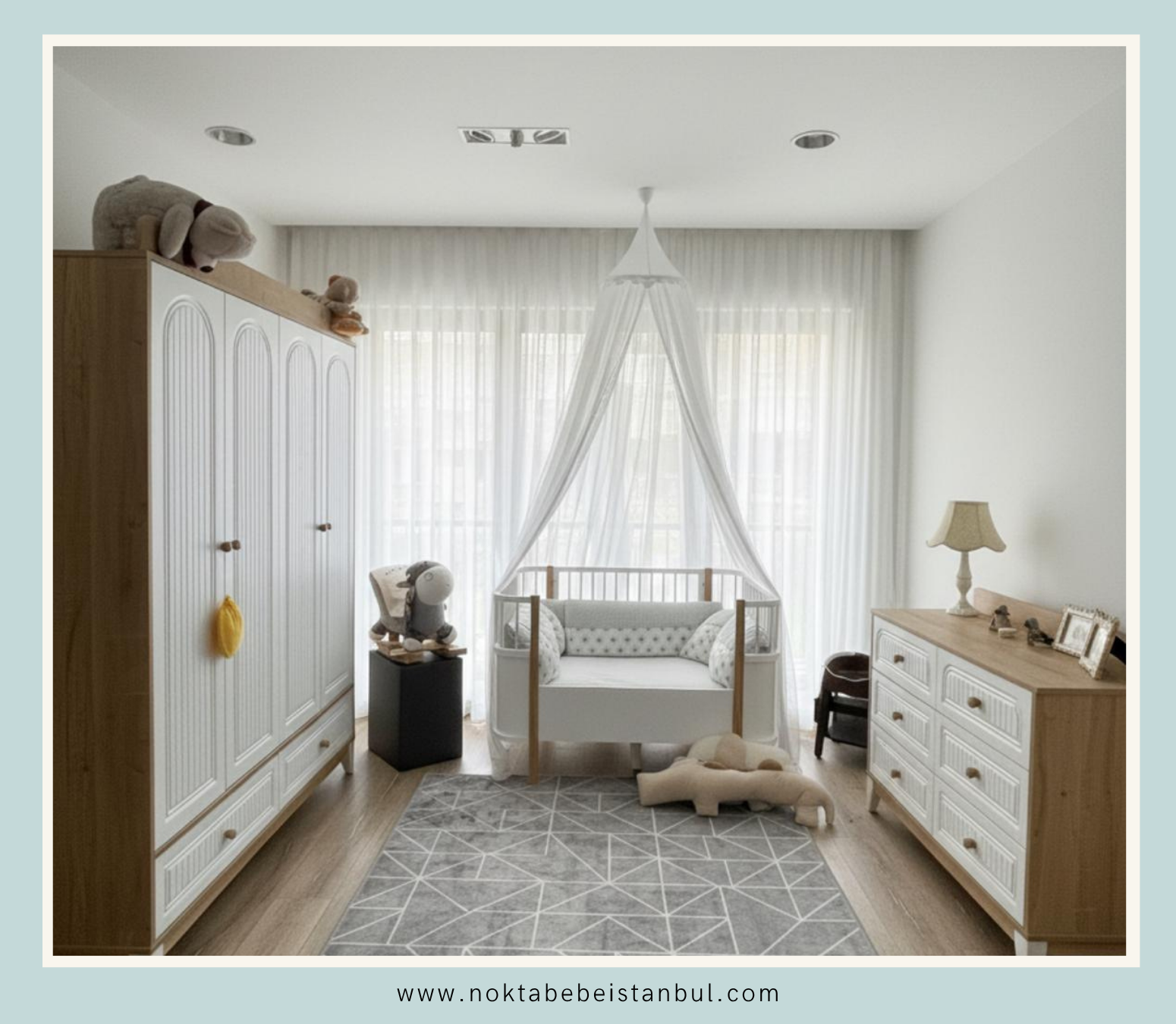 ENJOY 4 KAPILI ÇOCUK ODASI (6 ÇEKMECELİ ŞİFONYERLİ)