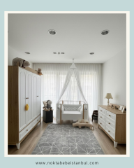 ENJOY 4 KAPILI ÇOCUK ODASI (6 ÇEKMECELİ ŞİFONYERLİ)