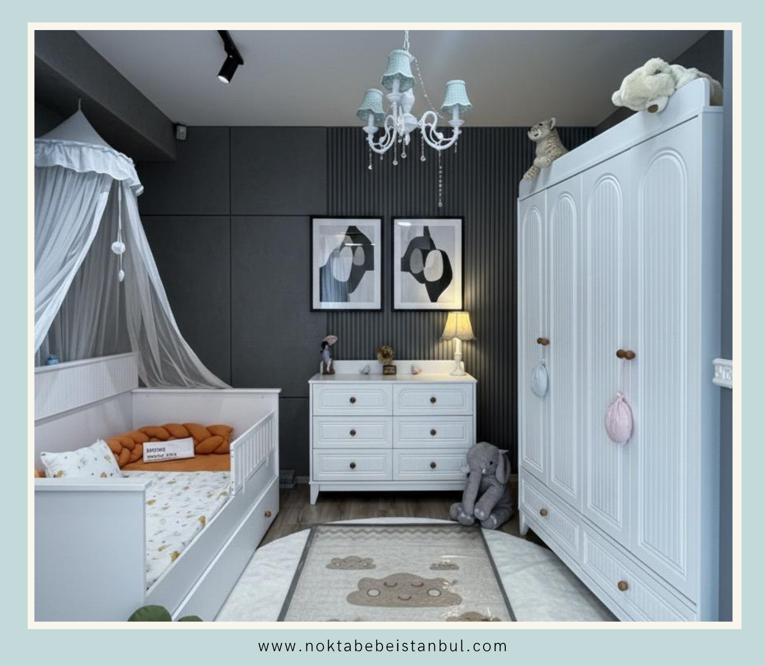 ENJOY 4 KAPILI SEDİR ODA TAKIMI (6 ÇEKMECELİ ŞİFONYERLİ)