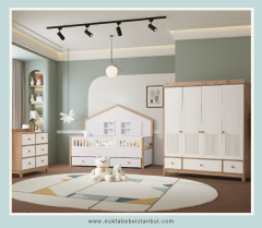 NEST MİA 4 KAPILI ODA TAKIMI (6 ÇEKMECELİ ŞİFONYERLİ)